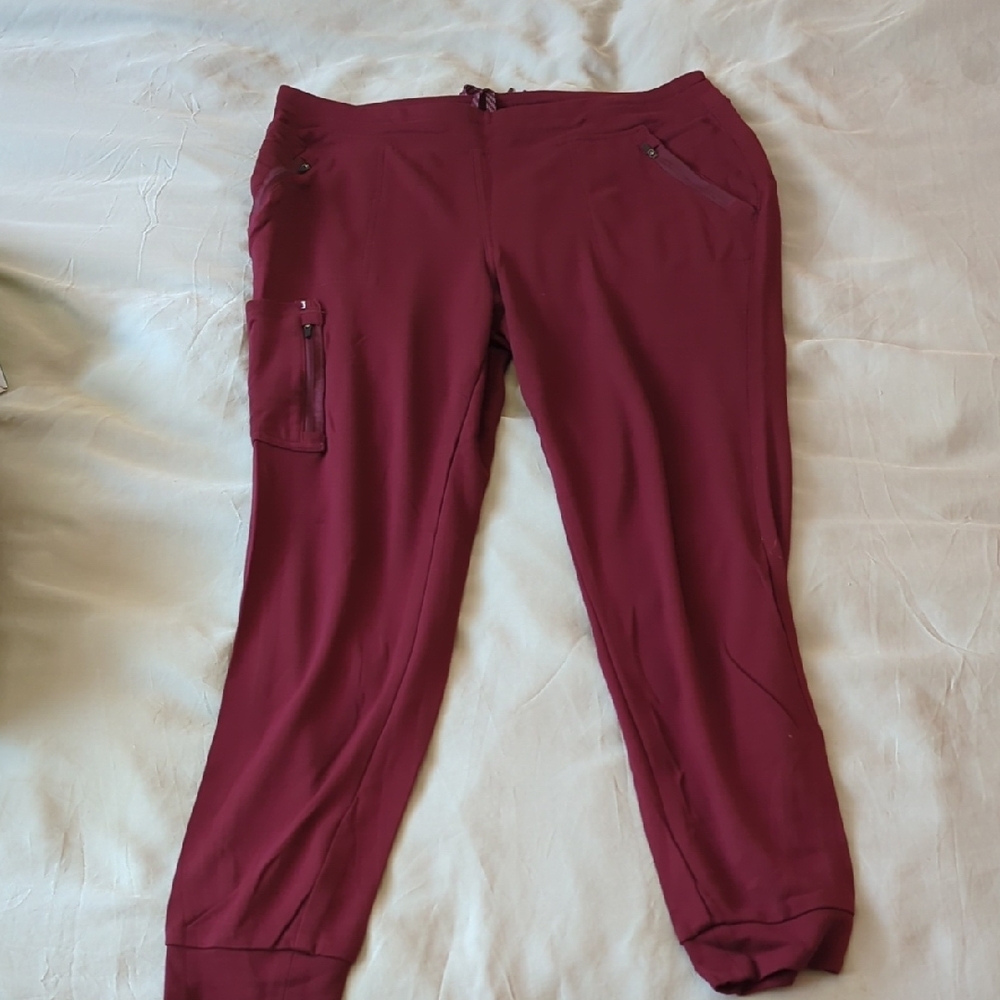 Burgundy Jogger Pants